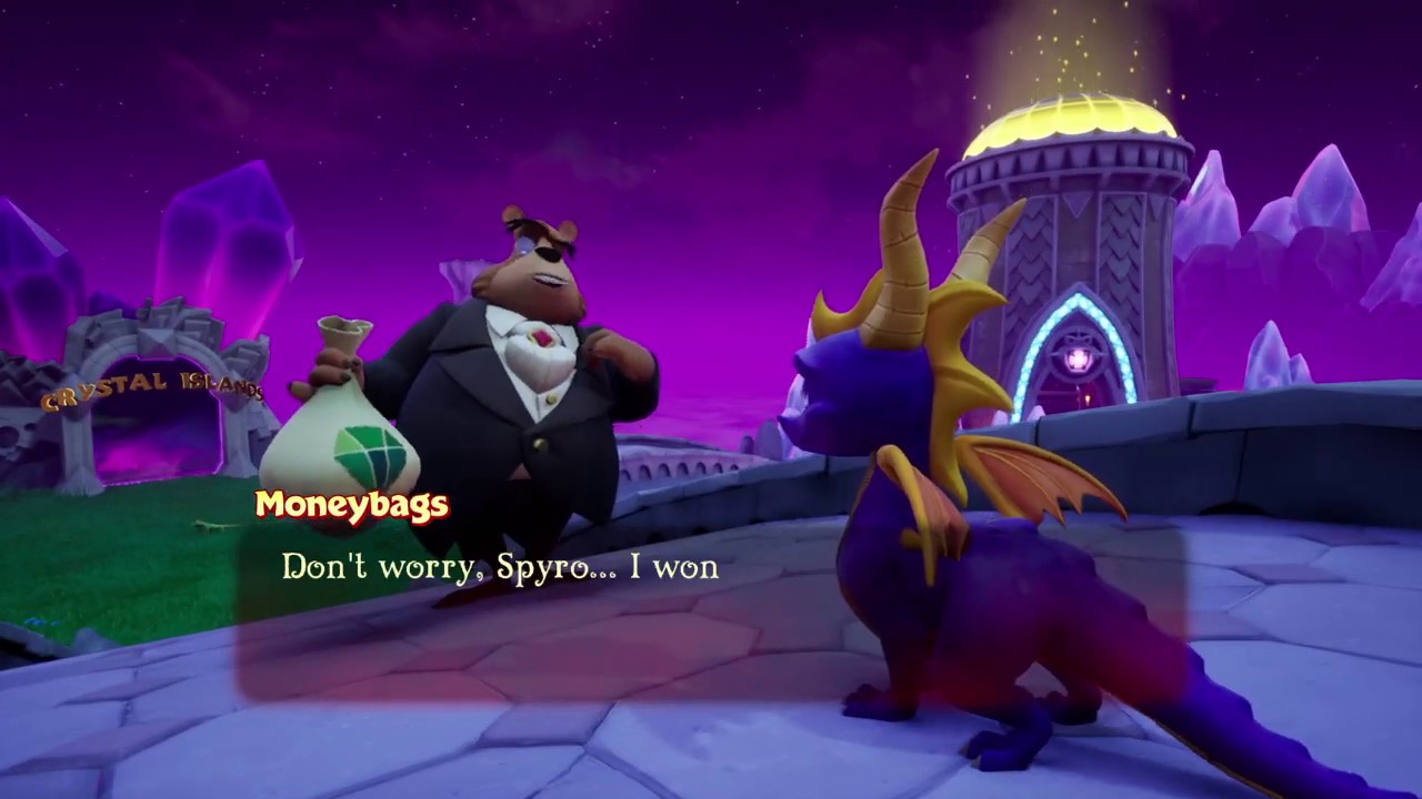 Spyro Reignited Trilogy Midnight Mountain Moneybags Glitch