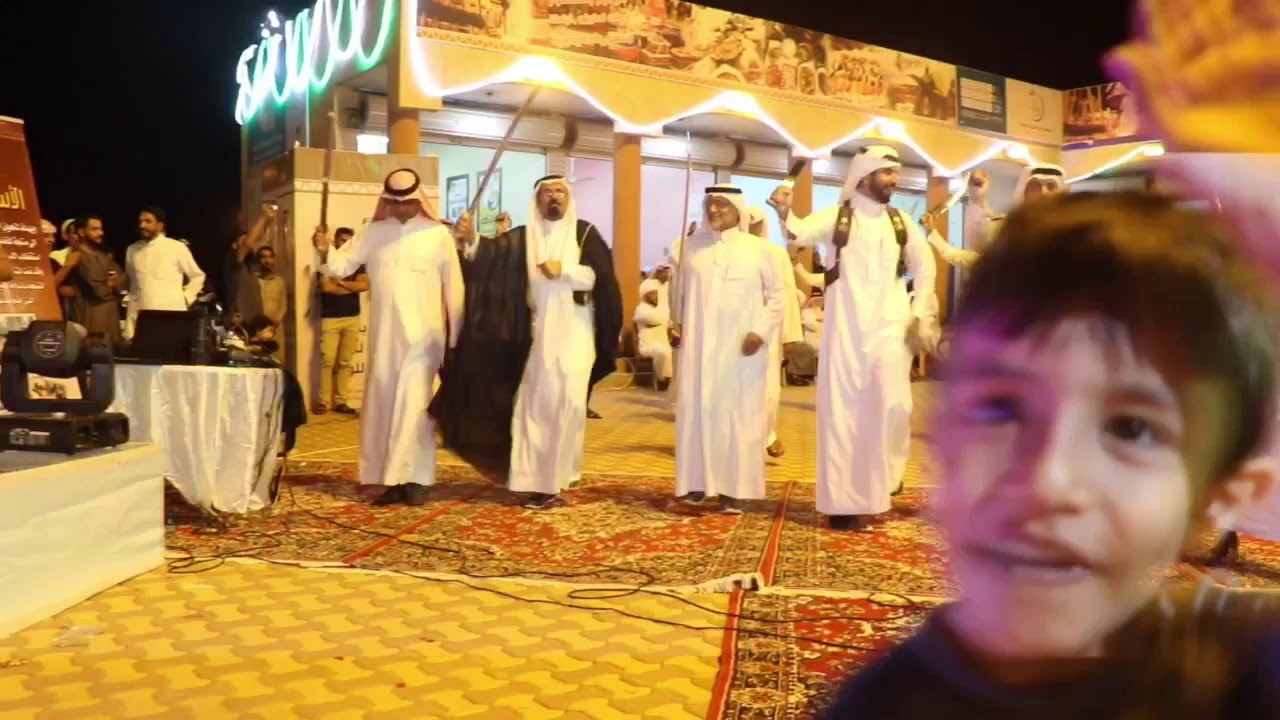 مشاركة فرقة الباحة الشعبيه |بسوق الأسر المنتجه برغدان | بقيادة الاستاذ:فيصل وازع