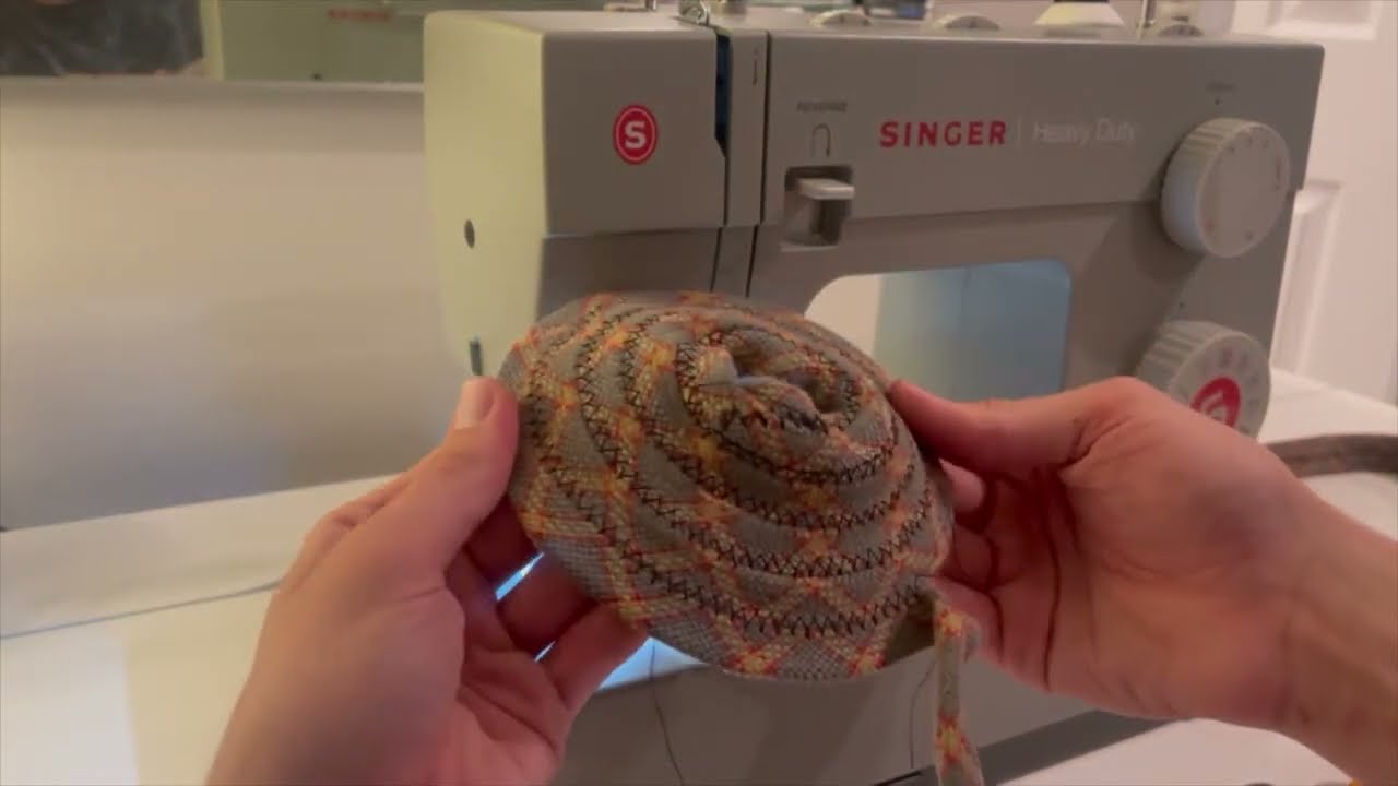How to sew climbing rope with a sewing machine