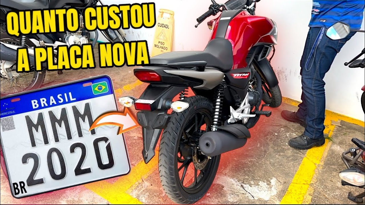 EMPLACAMENTO DA NOVA TITAN 160 2025 | PREÇO DO DESPACHANTE QUANTO EU PAGUEI