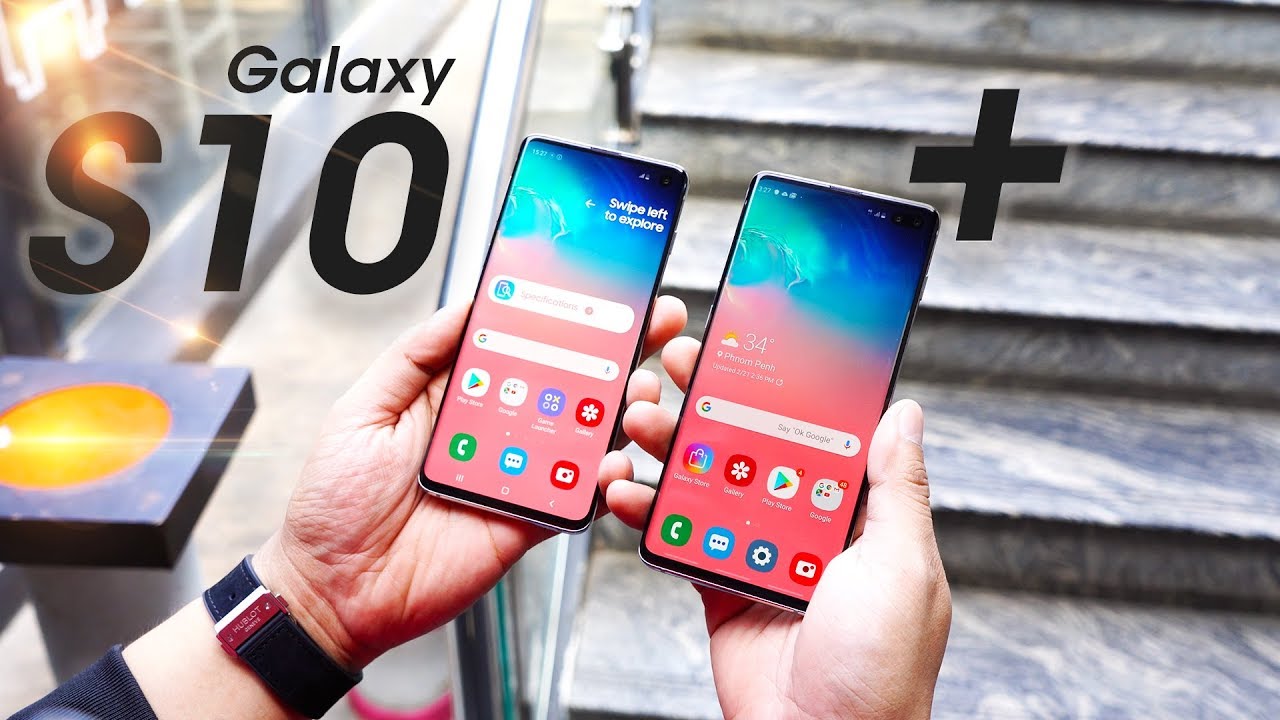 Samsung Galaxy S10 និង S10+ ការចាប់កាន់ផ្ទាល់របស់ខ្ញុំ !