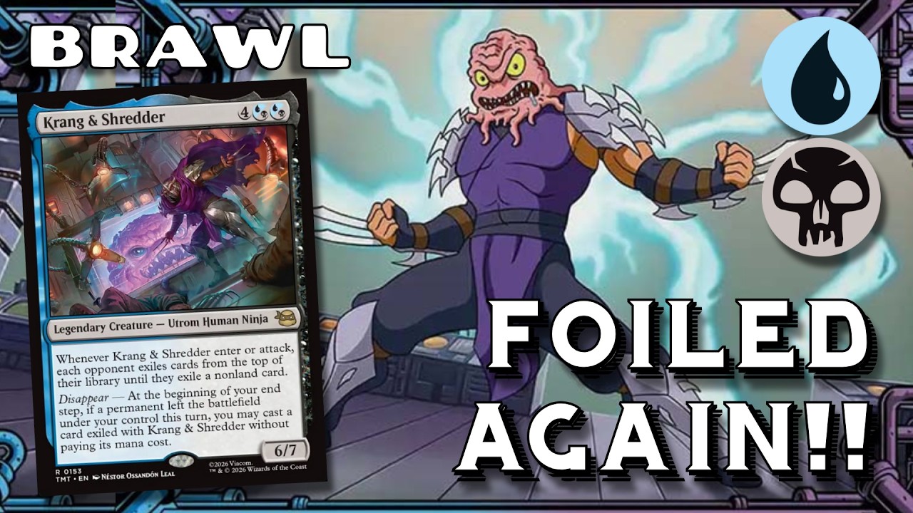 Crime Does not Pay - Krang and Shredder - Brawl MTG Arena Gameplay