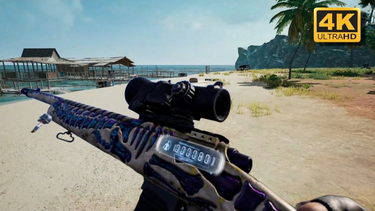 PUBG PC : Solo High Graphics Rush Gameplay | Sanhok 4k uhd Sniper Gameplay 