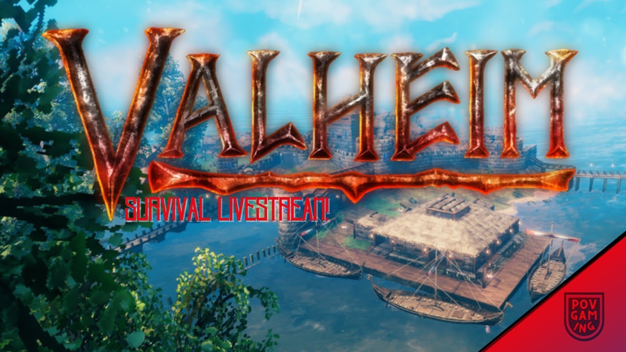 BUILD, FIGHT, SURVIVE! - Valheim Livestream (Early Access Online Let's Play)