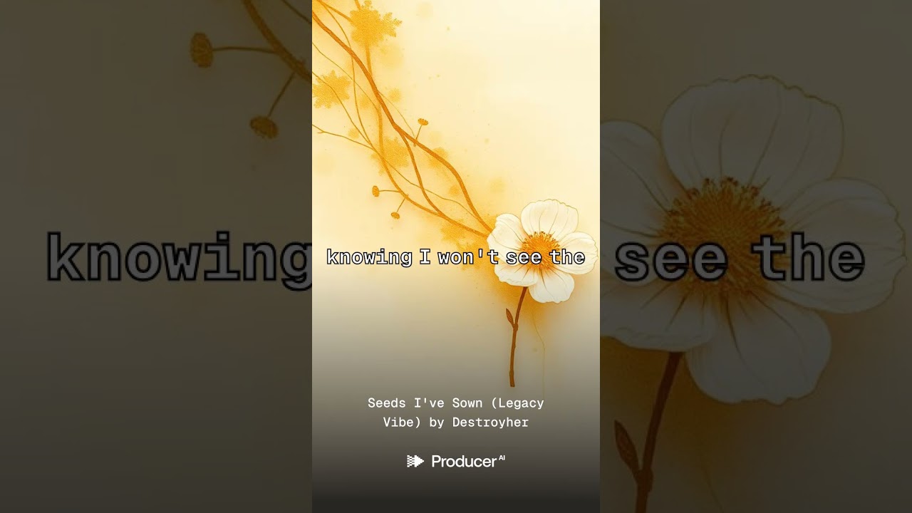 Seeds I've Sown Legacy Vibe