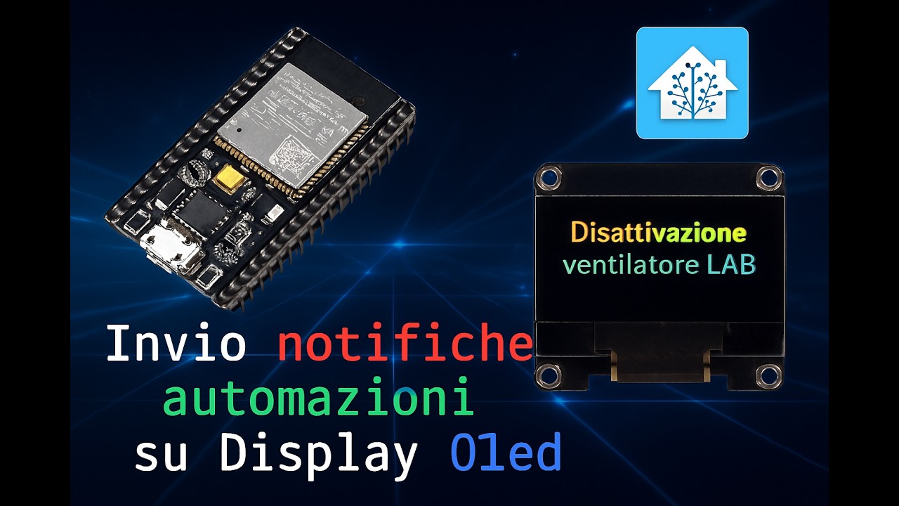 Come ho collegato un display OLED a Home Assistant con ESPHome