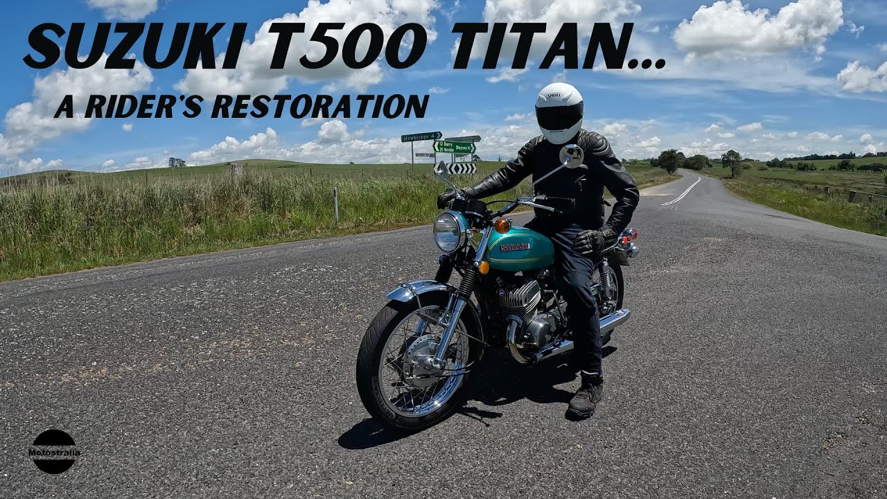 Реставрация мотоцикла Suzuki T500 Titan 1974 года выпуска.