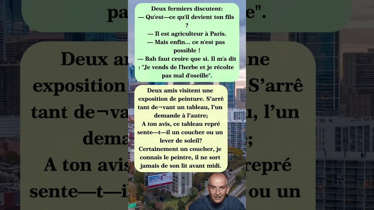 Le fils “agriculteur” à Paris… pas comme tu crois 🌿😂 #blagues #drôle #rire