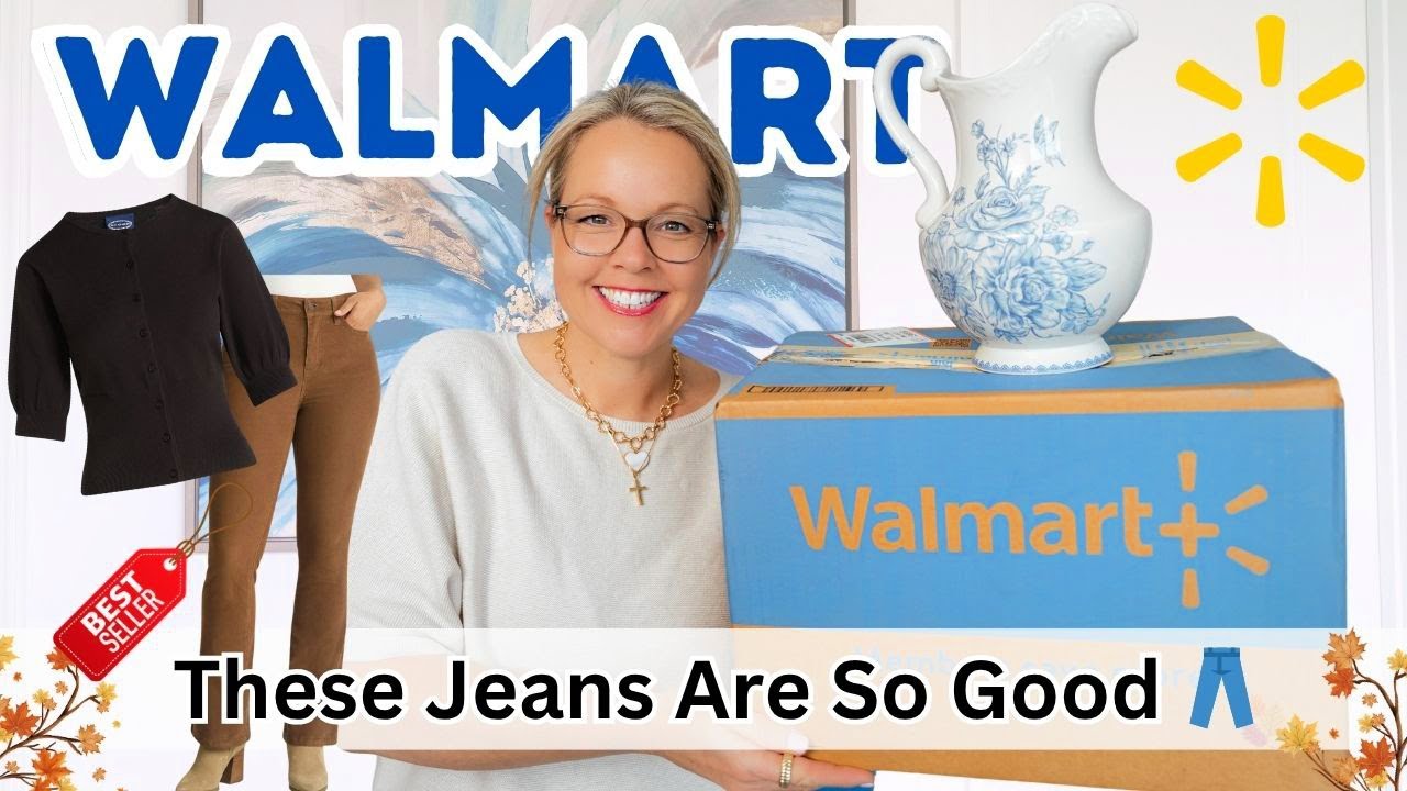 Walmart Fashion Haul 2025 🍂 Pre-Fall Looks + The Best Jeans Under $30! Fashion over 40