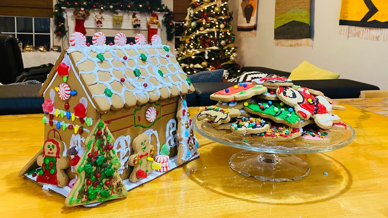 Gingerbread House and Christmas Cookies Kids Holiday Activity itsmelaarni