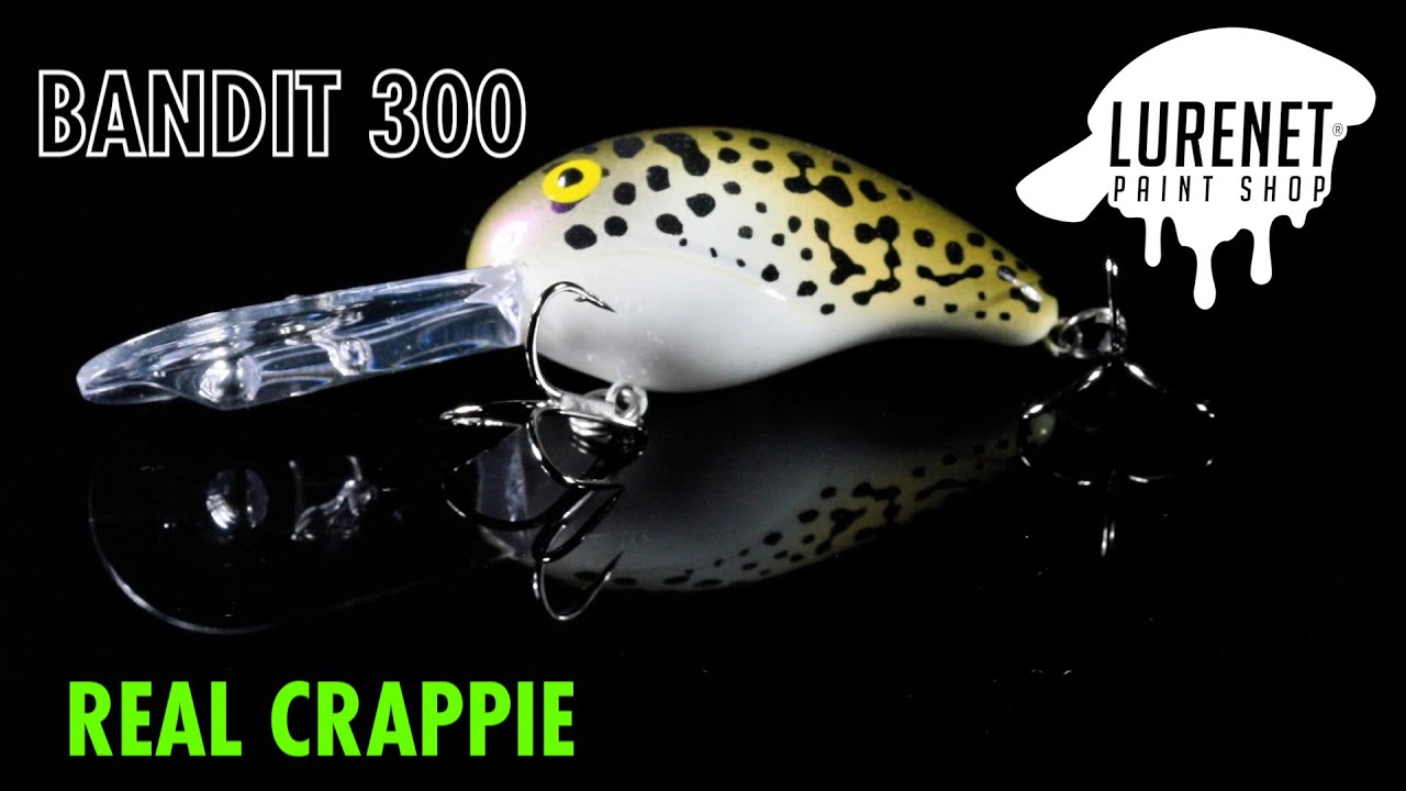 Bandit 300 Real Crappie - Lurenet Paint Shop (Custom Painted Lures)