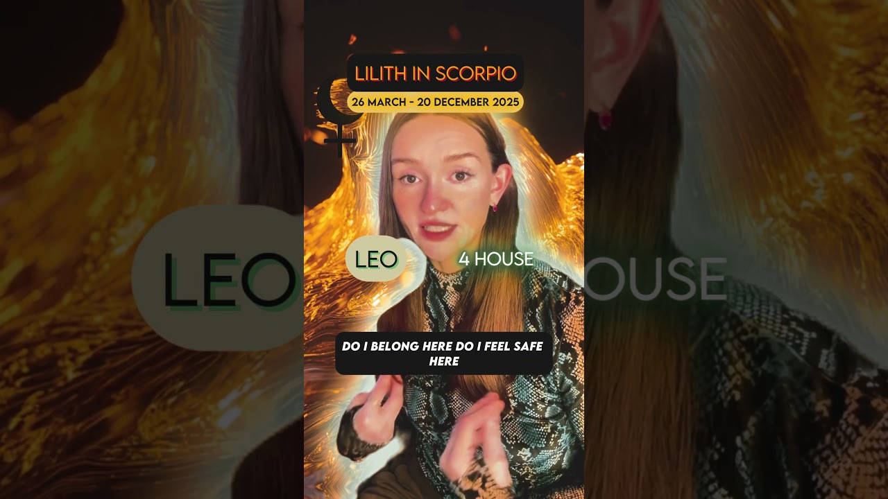 Leo, What Does Lilith in Your 4th House Mean for Family Life?