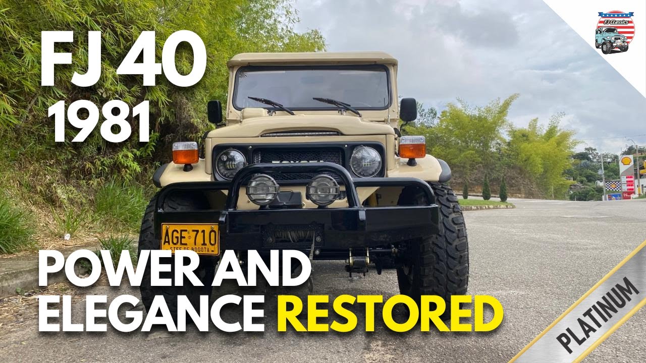 💪 Restoring a Legend: 1981 Toyota Land Cruiser FJ40 Brought Back to Life | FJ Classics