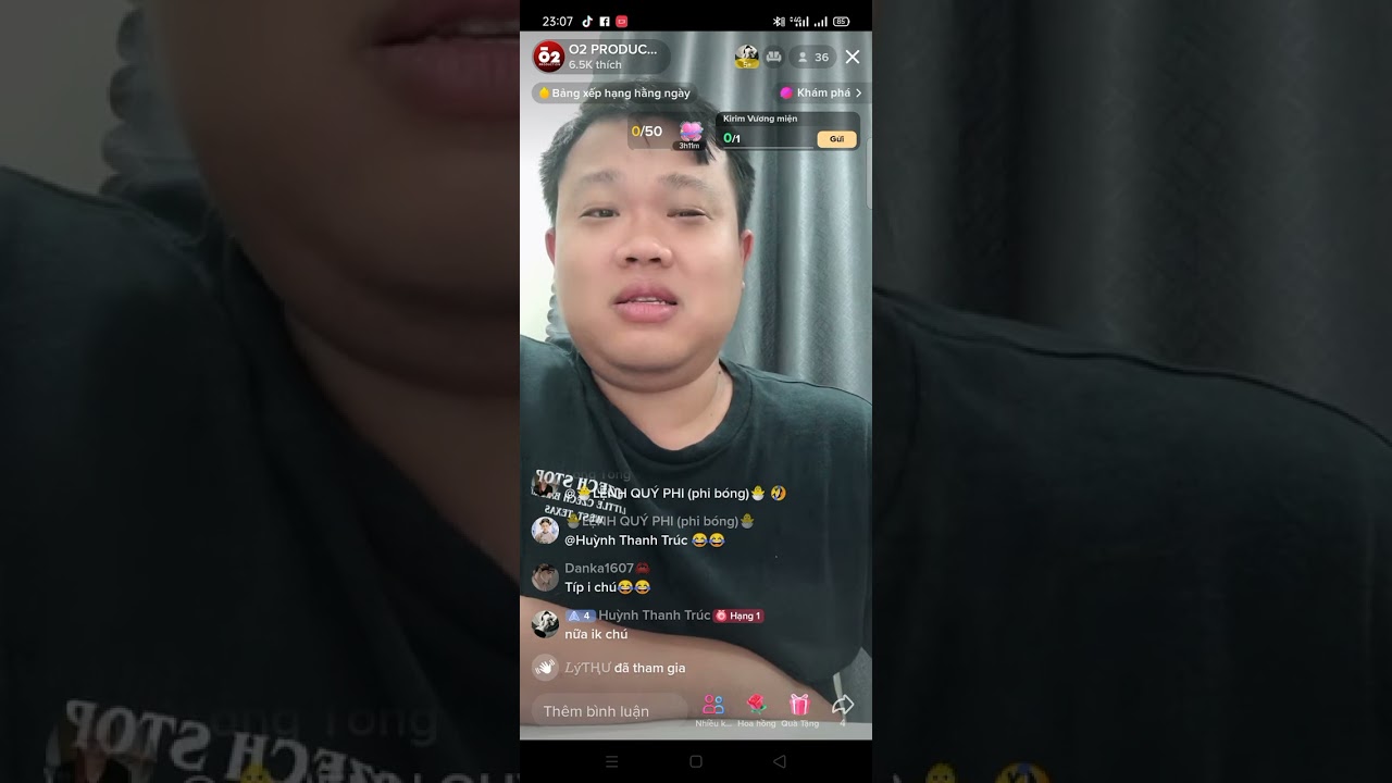 Hồ Sĩ Hậu, Bá Vinh, Mai Vũ Luân, Đức Duy live stream pk p1