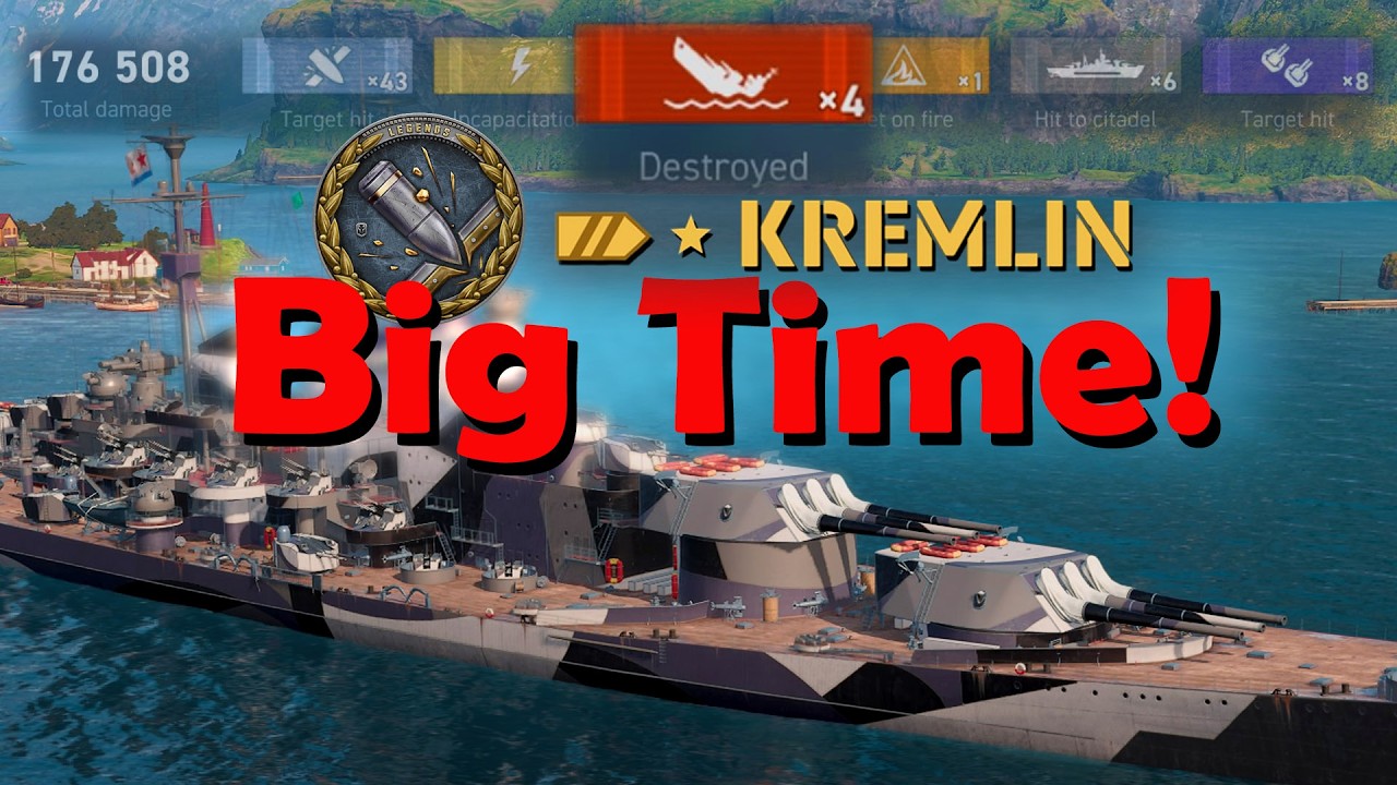 Кремль делает двойной рывок! | Легенды World of Warships