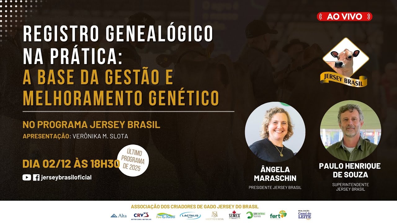 Programa Jersey Brasil 02/12/2025 - &Uacute;ltimo Programa de 2025