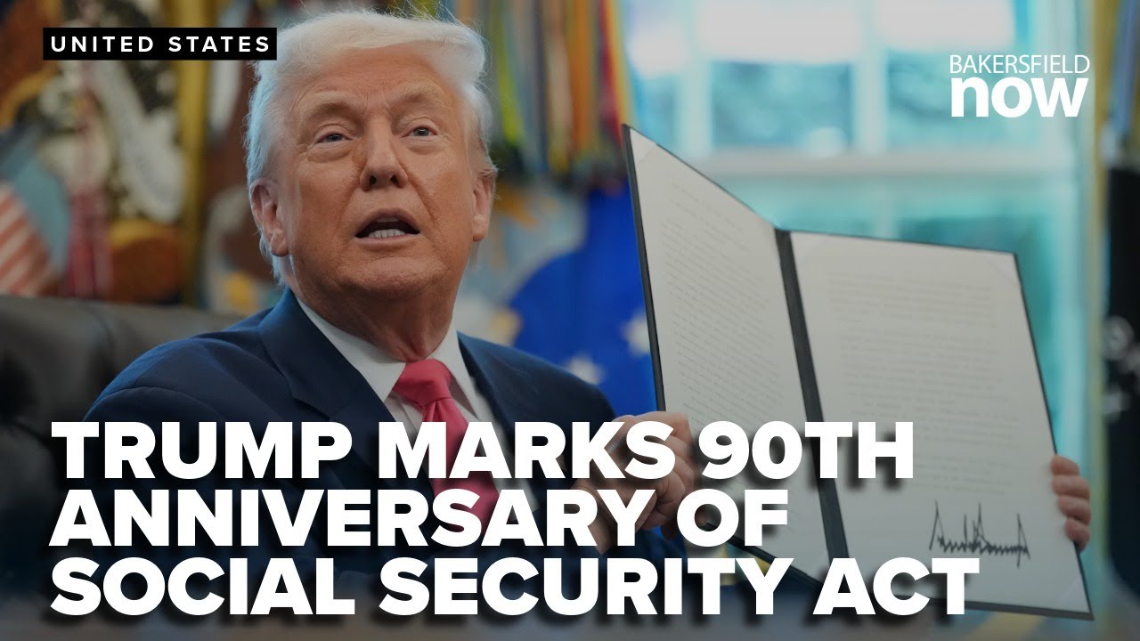 President Trump celebrates 90th anniversary of Social Security Act