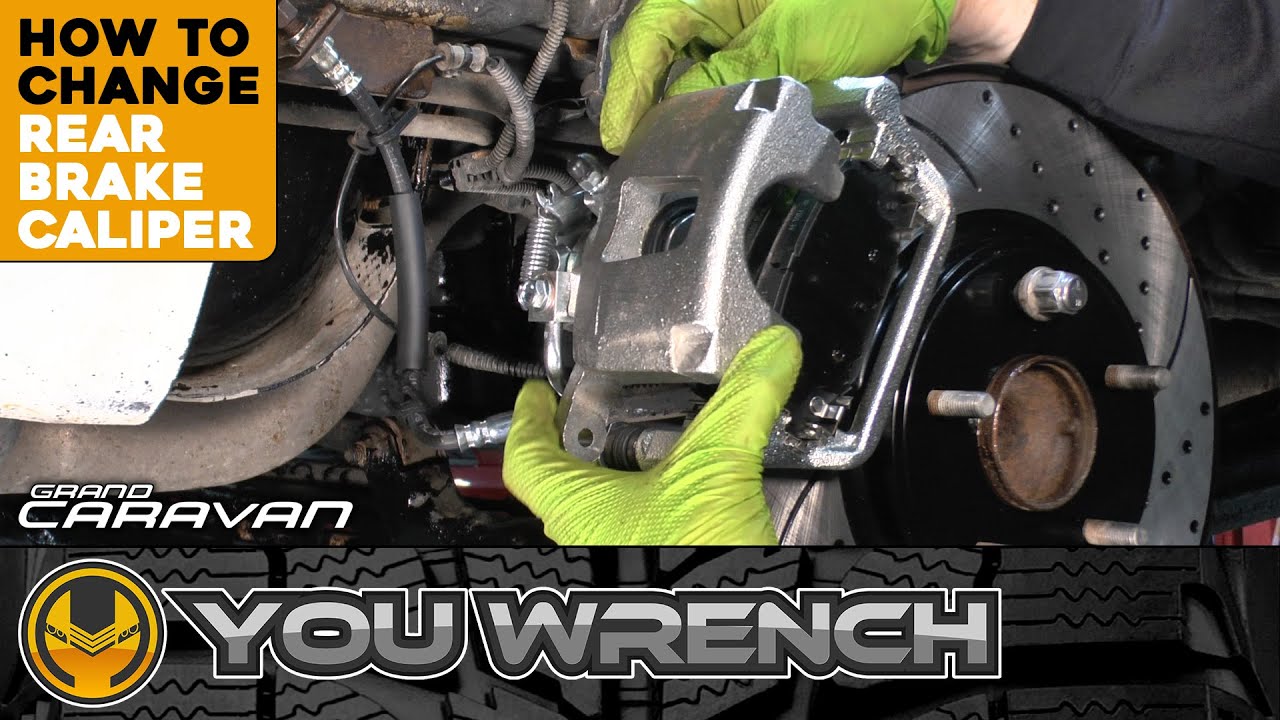 How to Change REAR Brake Caliper - GRAND CARAVAN 2008-2021