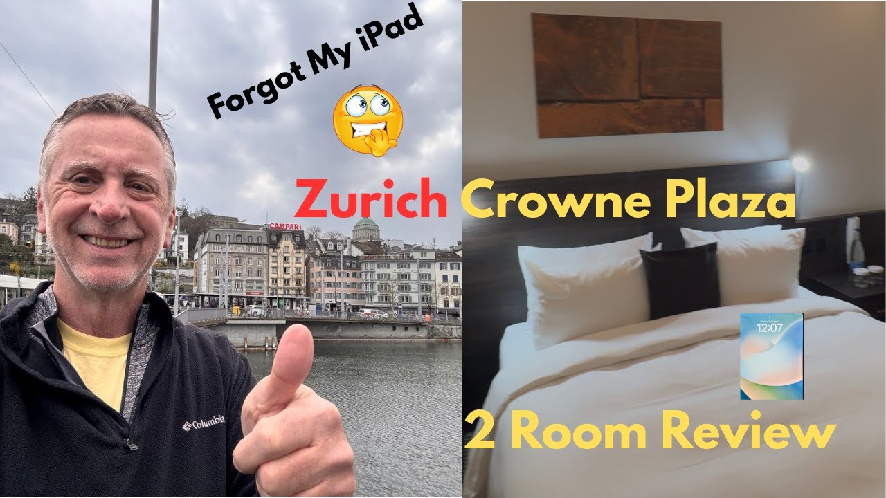 Where To Stay in Zurich?  Crowne Plaza!  Beautiful Hotel Close to the Train Station. @RixTrips