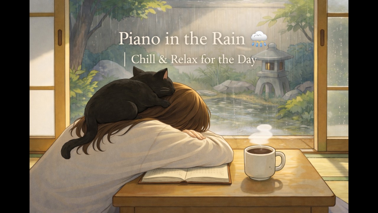 Piano in the Rain 🌧️ | Chill & Relax for the Day