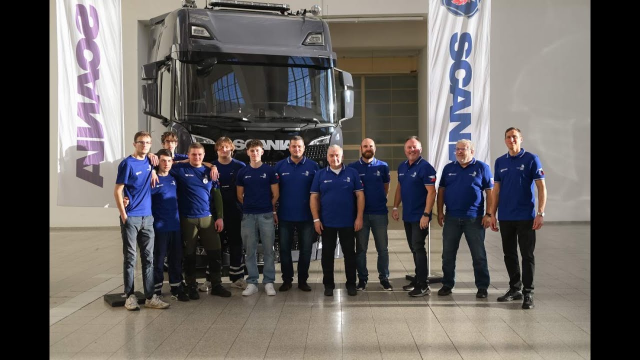 Mechanik nákladních vozů SCANIA na Czech Skills