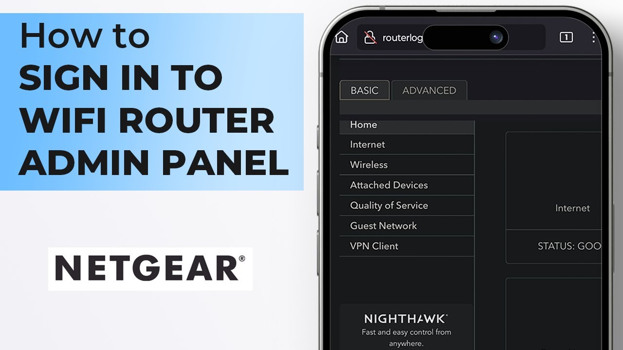 📱 Как войти в настройки маршрутизатора NETGEAR с помощью телефона