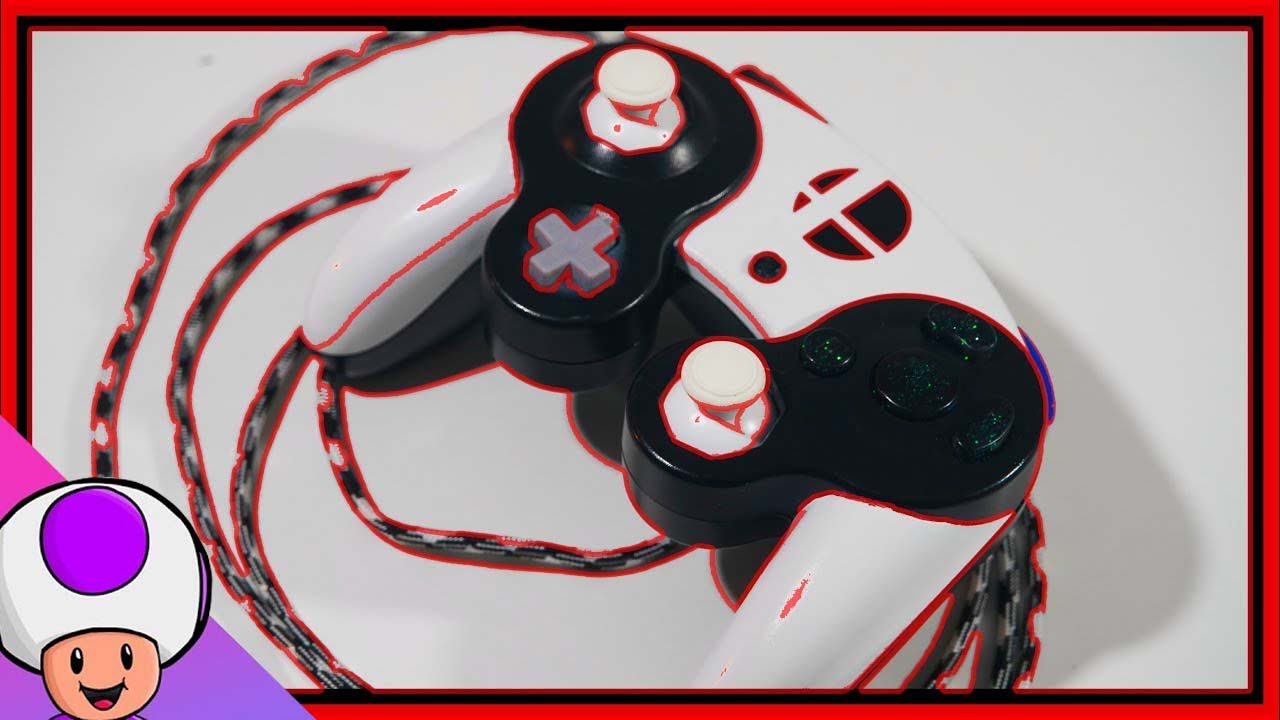 Custom Smash Ultimate GameCube Controller | Thrift Store Junk to Masterpiece!