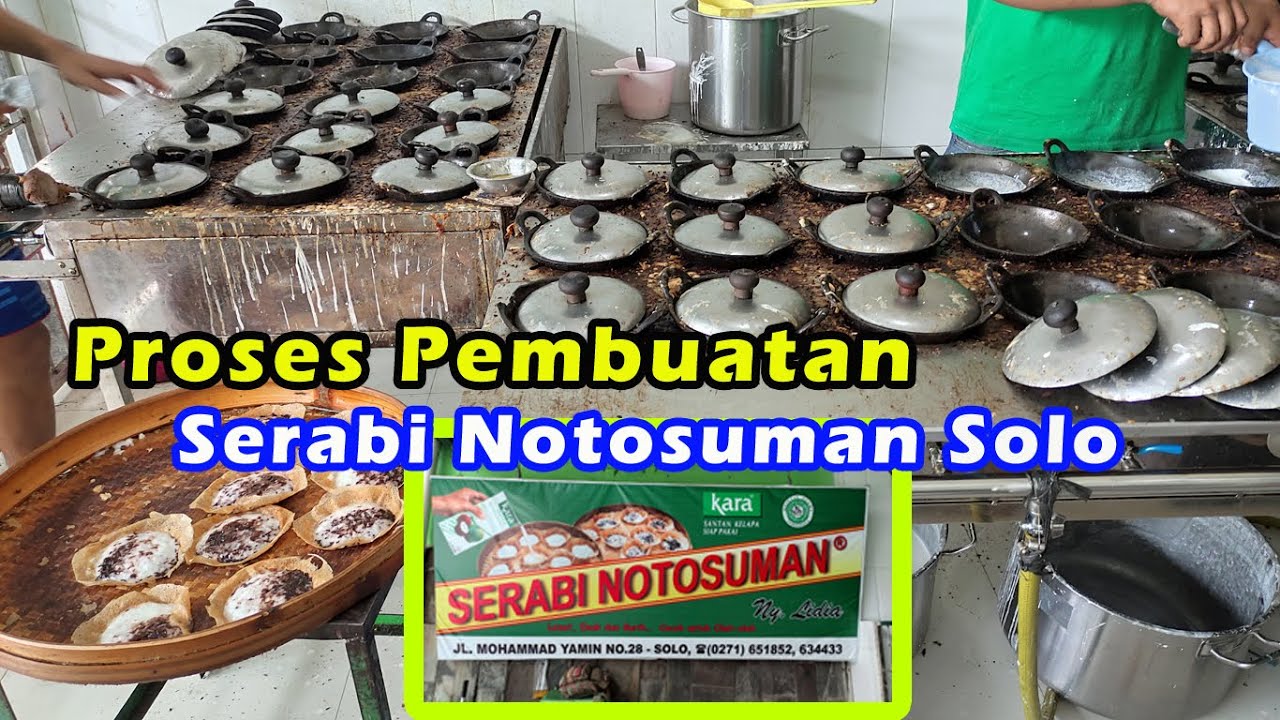 PROSES PEMBUATAN SERABI NOTOSUMAN SOLO