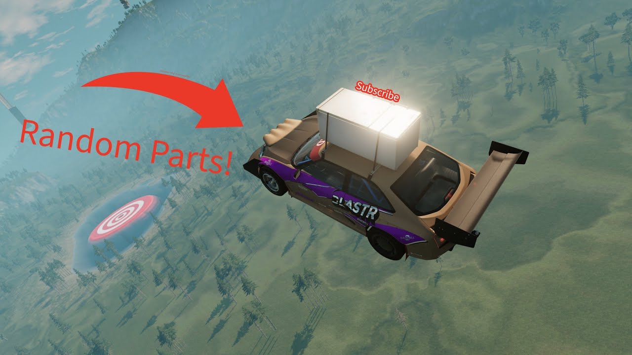 Beam.NG ramp but with random parts!