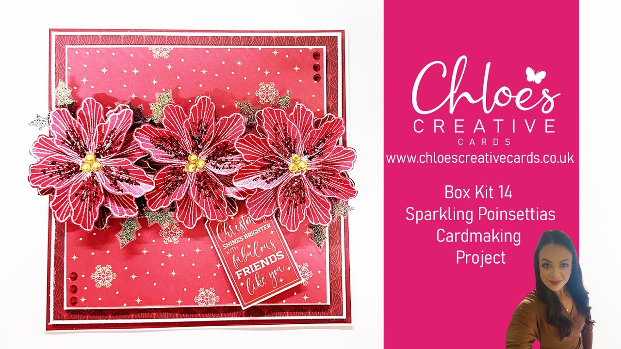 Chloes Creative Cards Box Kit 14 Christmas Cardmaking Project with Rebecca Houghton