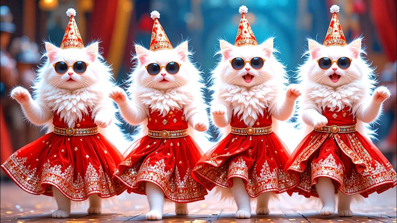 बिल्ली डांस🤣Cutest Cat Funny Dance video💃😻 Dance video for Cat🤣#viralvideo #cat #funny #danceingcat