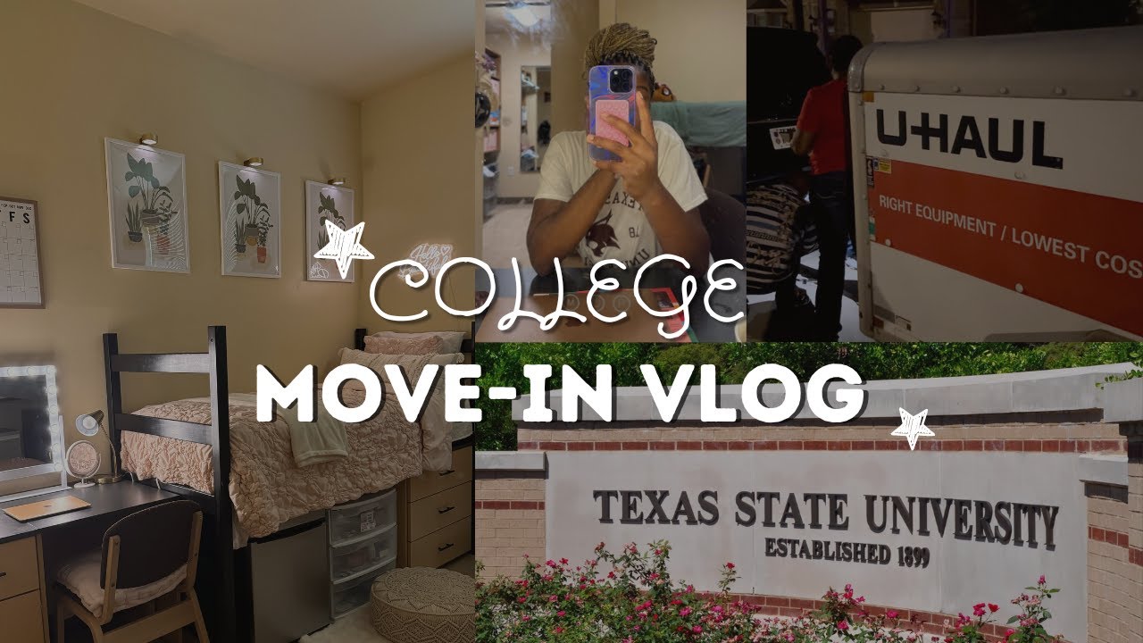 COLLEGE MOVE IN VLOG 2024| Freshman @ Texas State University