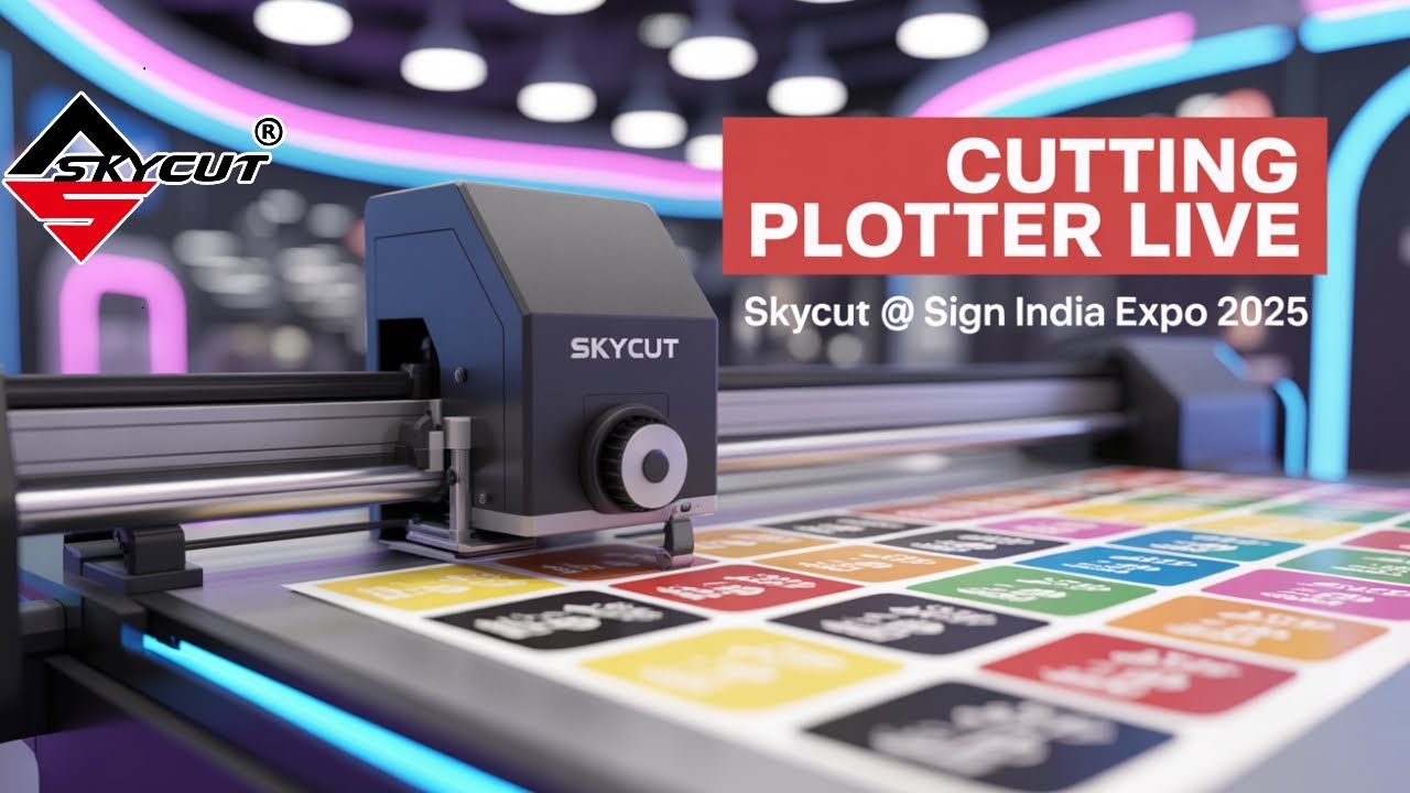 Skycut at Sign India Expo, Delhi 2025 | Event Highlights & Cutting Plotter Showcase