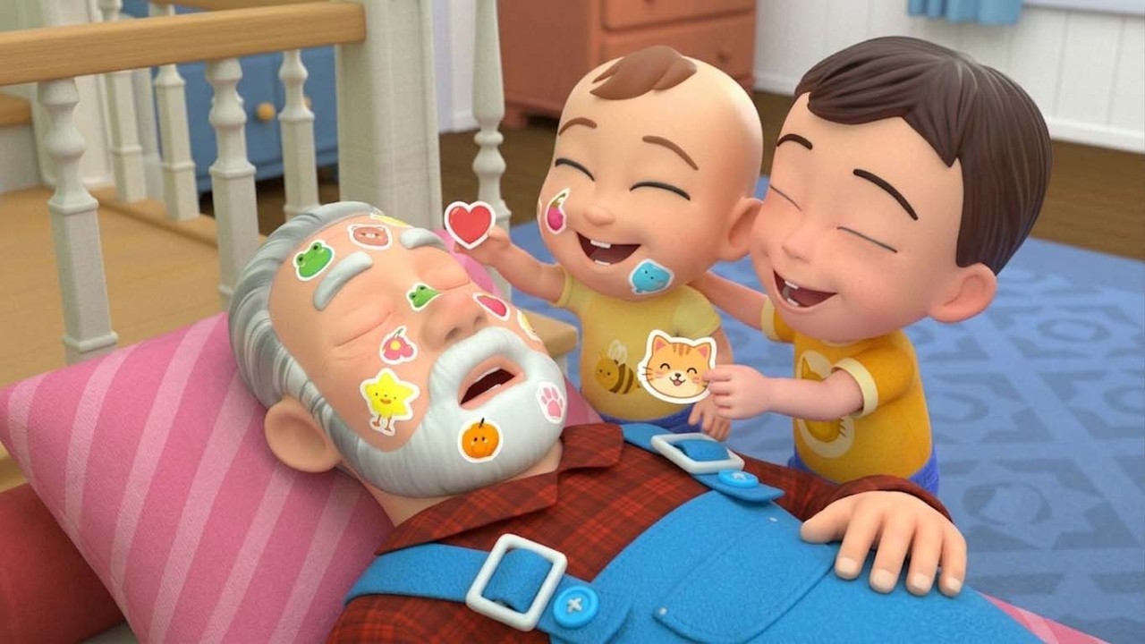 The Silly Sticker Song! + More Funny Nursery Rhymes