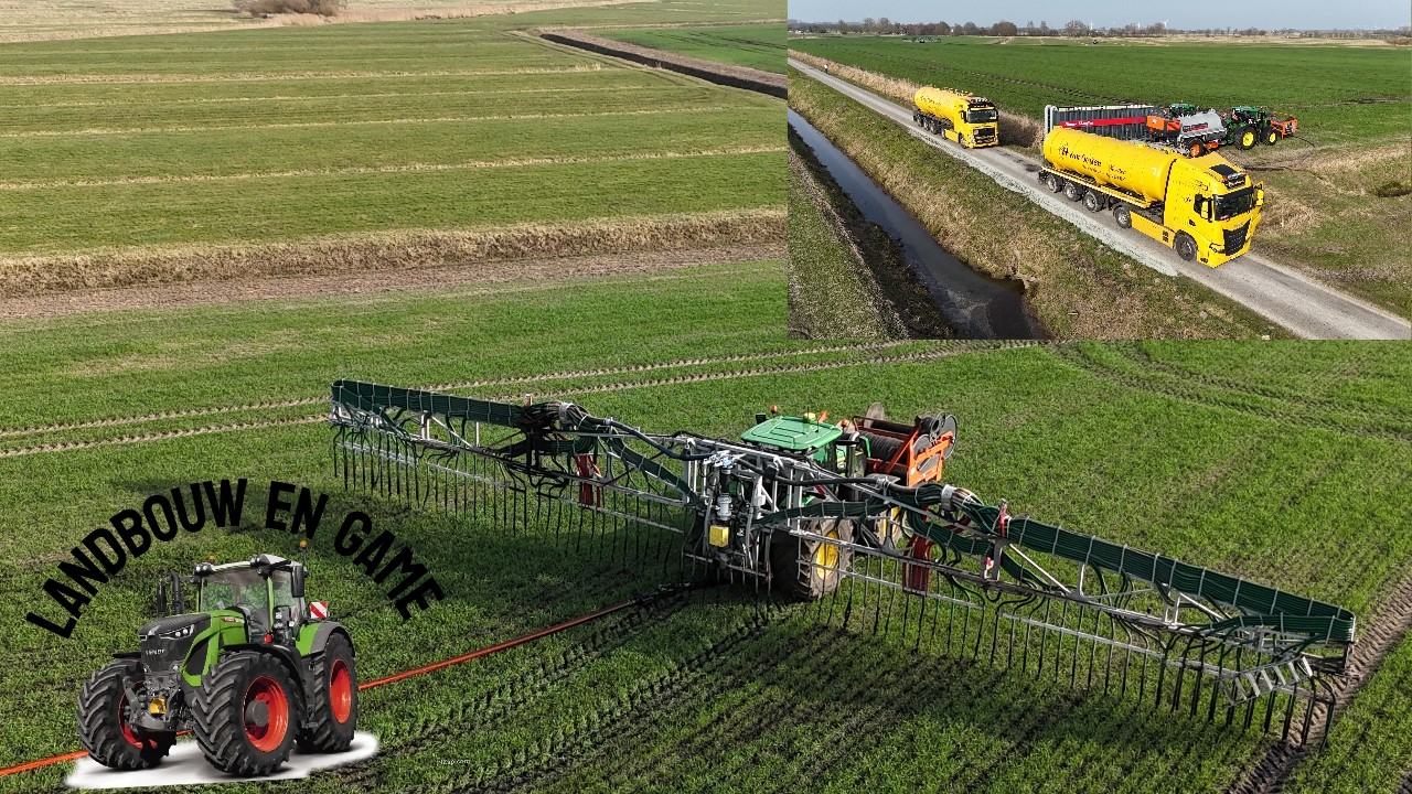 Lohnbetrieb Hilmar Thomßen   Schleppschlauchverteiler / h van oosten #bunde  #oostgroningen  #4k