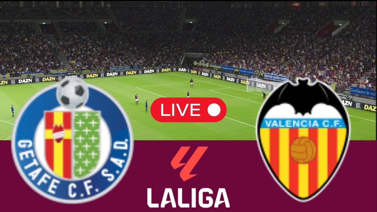 LIVE Getafe vs Valencia | LaLiga 2025 - Video Game Simulation