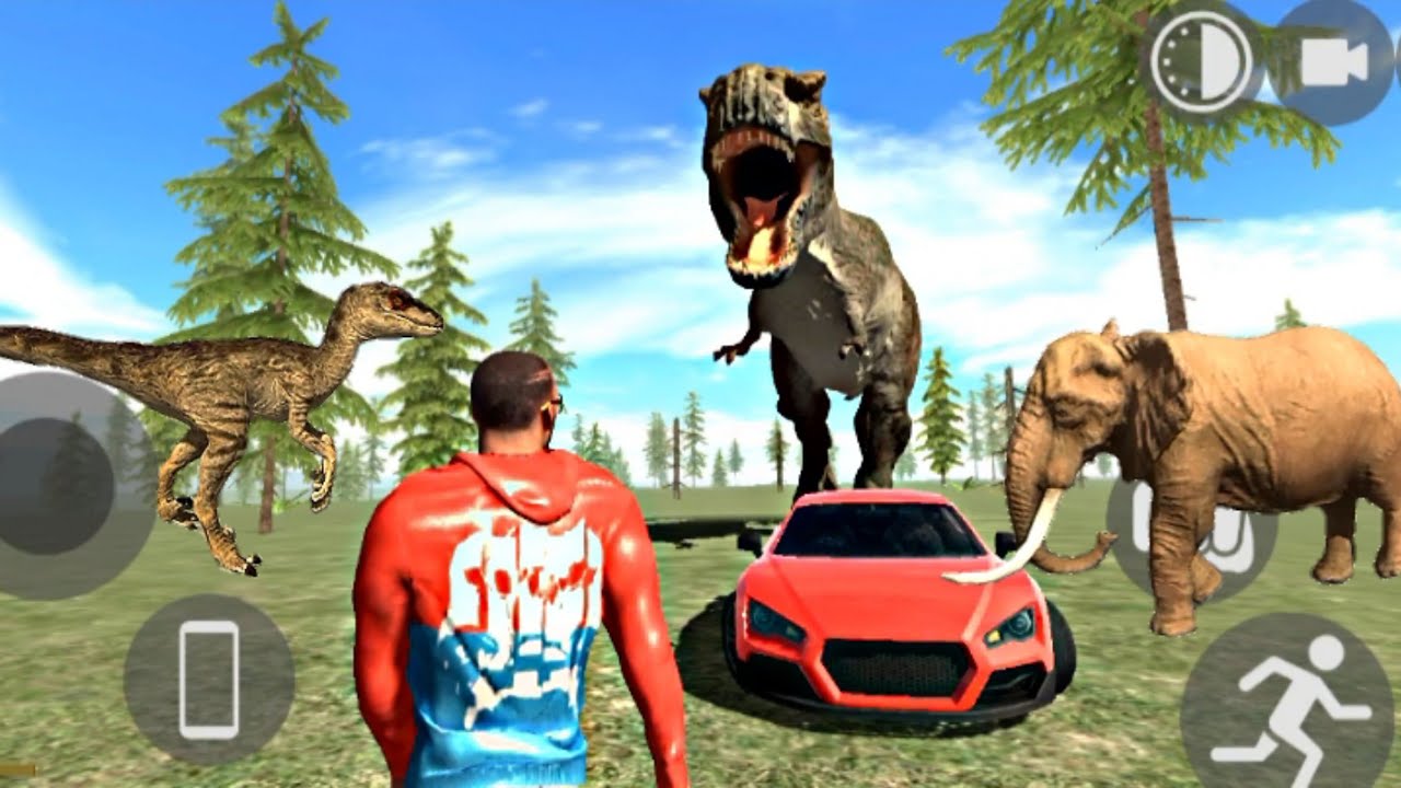 Indian game dinosaur+elephant+dino kill | Indian bikes driving 3d new update 