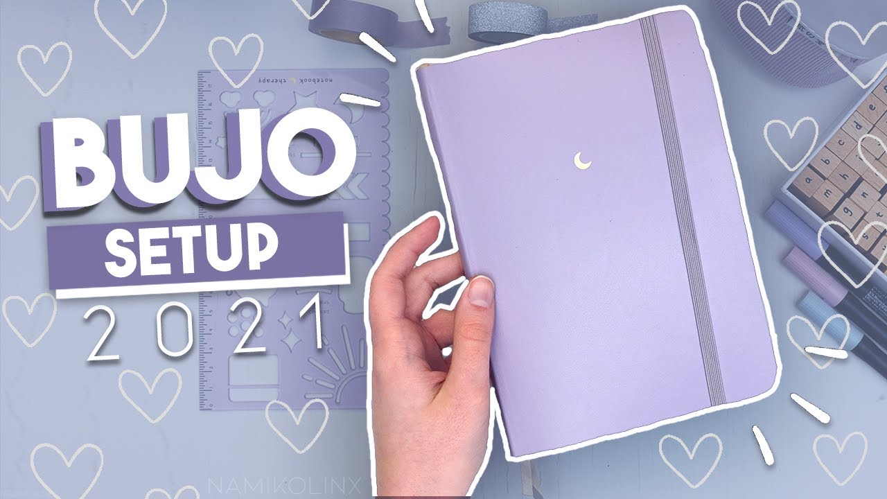 BUJO SETUP 2021 | Näin aloitan ja valmistelen uuden bullet journal vihkon