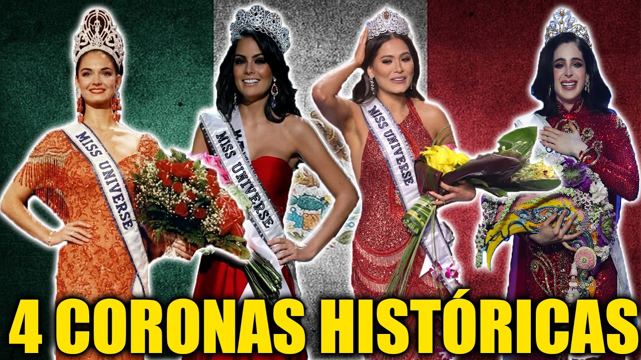 LAS 4 MISS UNIVERSO MEXICANAS 👑 ¿MÉXICO SUPERÓ A VENEZUELA?