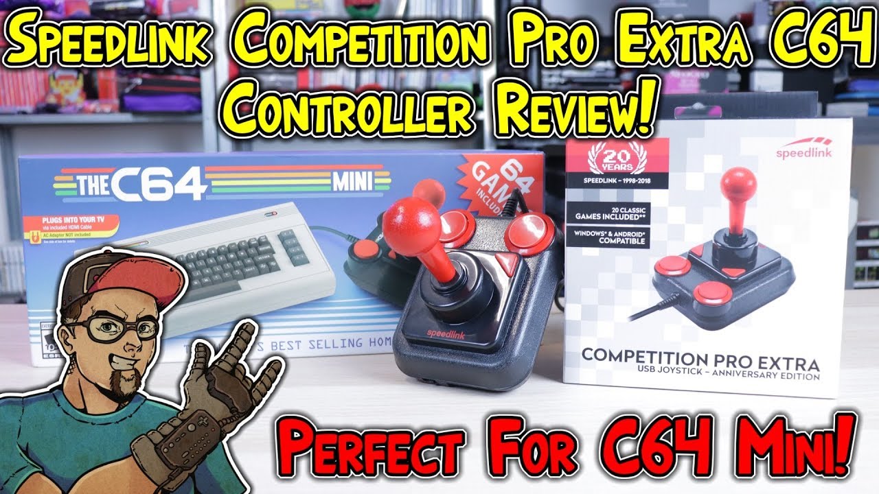 C64 Mini — отличный выбор с качественным контроллером! SpeedLink Anniversary Edition Competition ...
