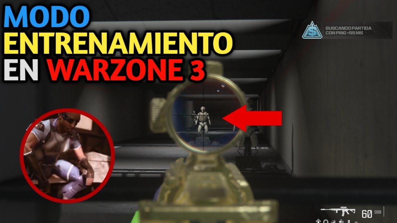 c&oacute;mo poner el modo entrenamiento en el call of duty warzone 3.0