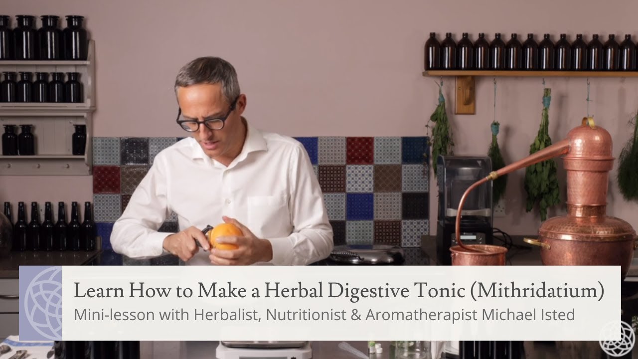 How to Make a Herbal Digestive Tonic (Mithridatium)