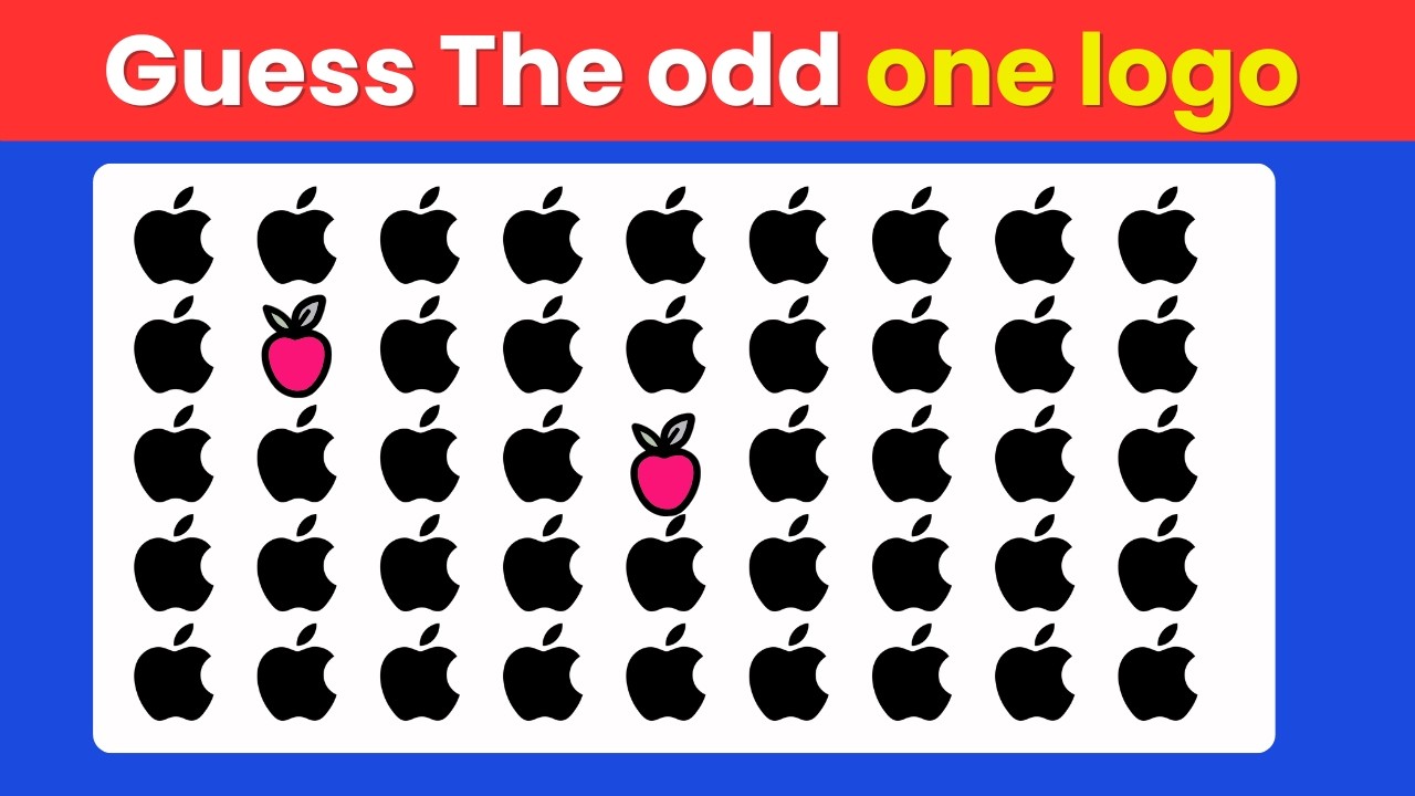 Guess the Odd One Logo 🔍🤔 | Spot the Different Brand Logo Quiz | Baali Cartoons