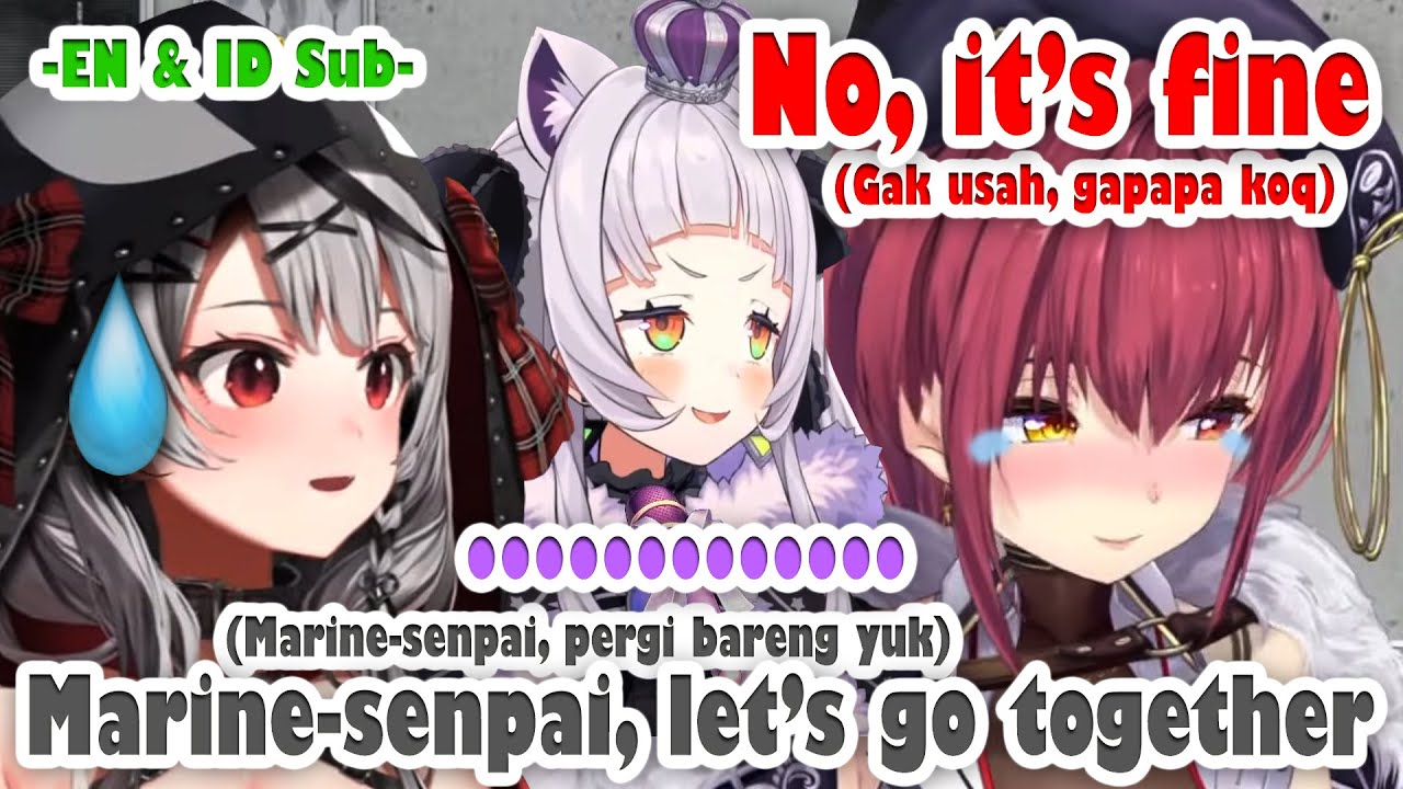 Marine Senchou Felt Jealous & Kept Sulking When She Saw Chloe Spending Time With Shion [Hololive]