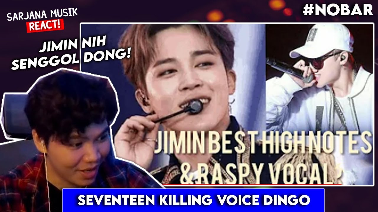 BTS JIMIN BEST LIVE HIGH NOTES & RASPY VOCALS COMPILATION (UPDATED) | SARJANA MUSIK REACT