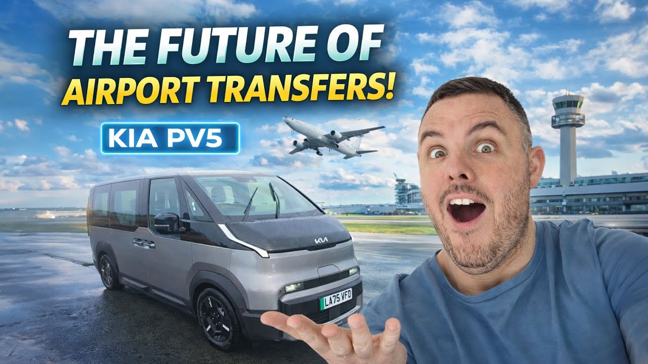 Kia PV5 Passenger Essential  Review – The Perfect Electric Minibus for Airport Transfers?