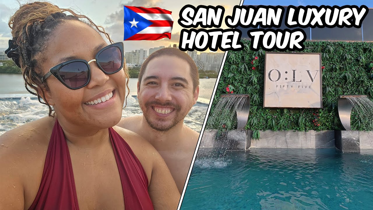 Inside O:LV Fifty Five - One Night at San Juan's Opulent Boutique Hotel before our Luxury Cruise