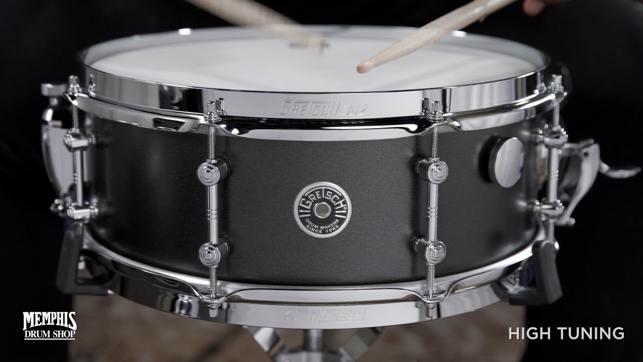 Gretsch 14x5.5 Brooklyn Standard Snare Drum - Satin Black Metallic (GAS5514-ST)