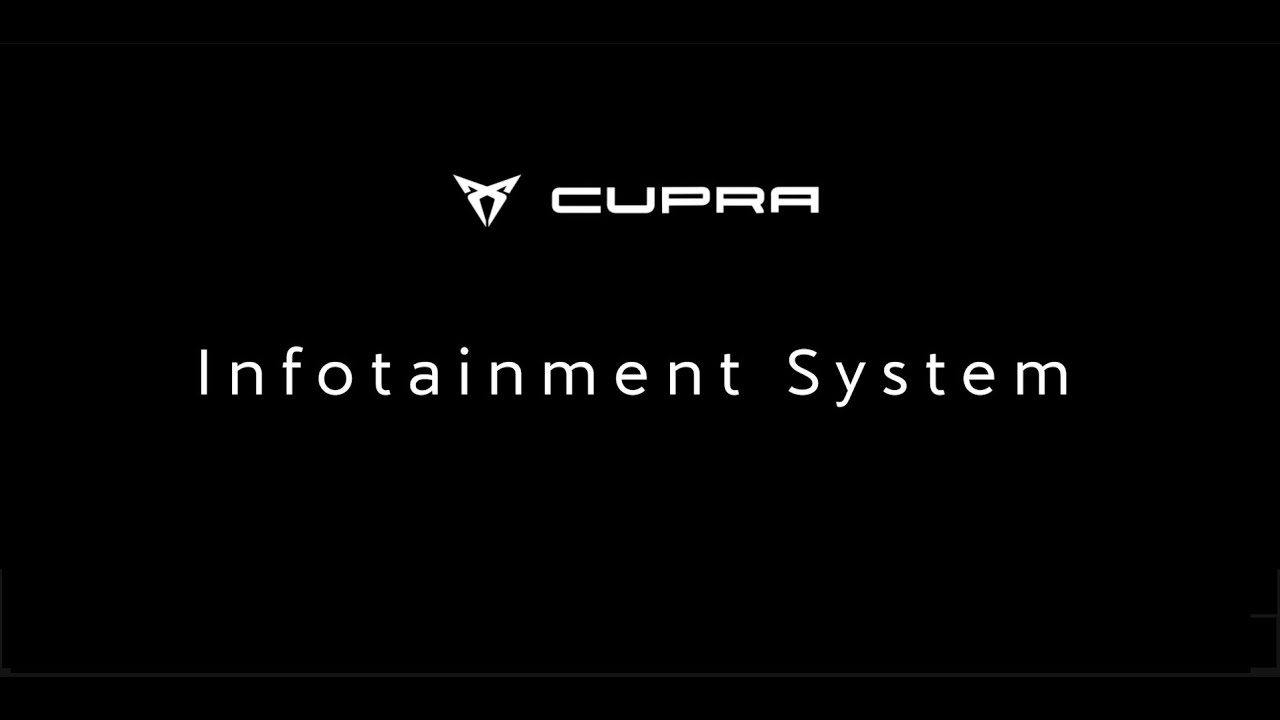 CUPRA Infotainment system