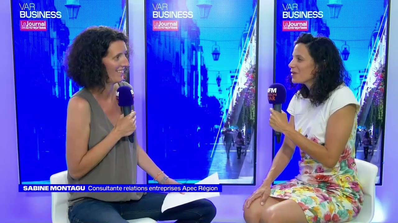 Sabine Montagu (Apec Paca) est l'invitée de BFM Toulon Var/Le Journal des entreprises